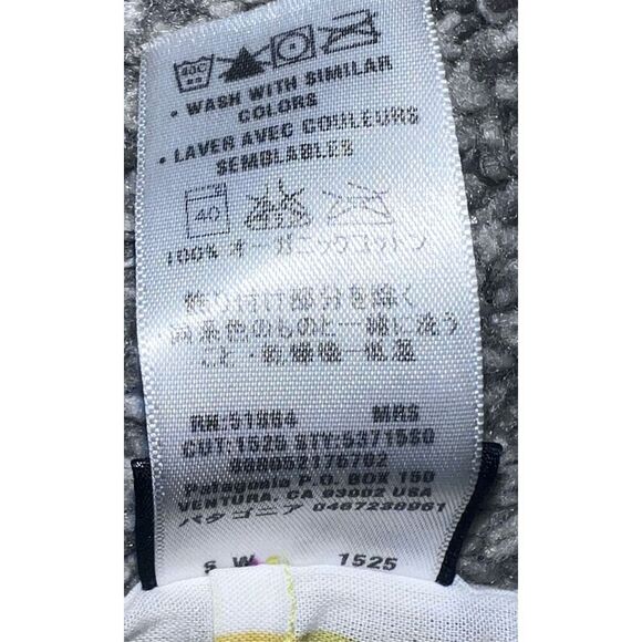 patagonia dress sz s white & yellow - Picture 4 of 4